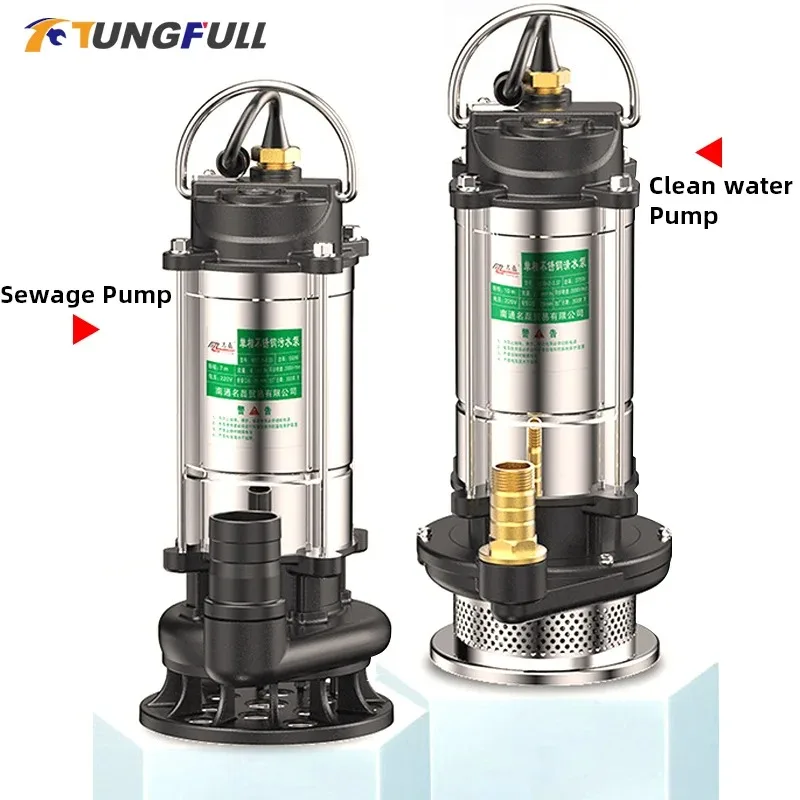 

Stainless Steel Submersible Effluent Pump with 5/10 Meter Lift for Sewage Drainage Water Pump for Agriculture Garden Use