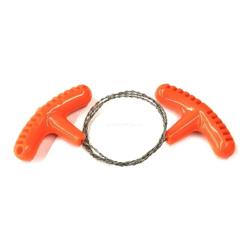 Manual Outdoor Foldable PP Handle Wire Emergency Tool Wild Surval Manual Essential Tool for Hiking Camping