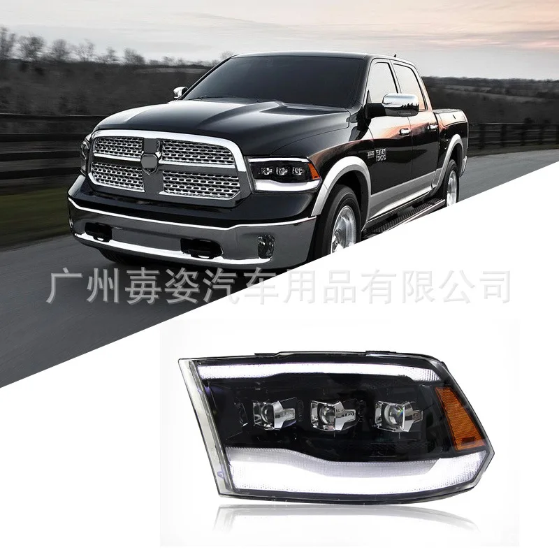 

Подходит для Dodge Old Ram фара в сборе Dodge Ram, модифицированная светодиодная линза, фара с проточной водой, указатель поворота