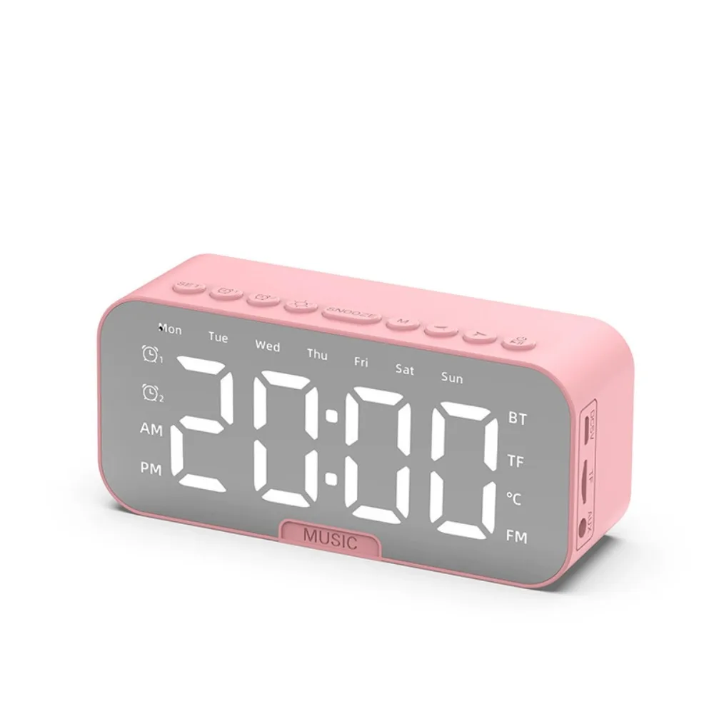 

LED Display LED Digital Alarm Clock Temperature Display Digital Display Temperature Display Clock FM Radio Function