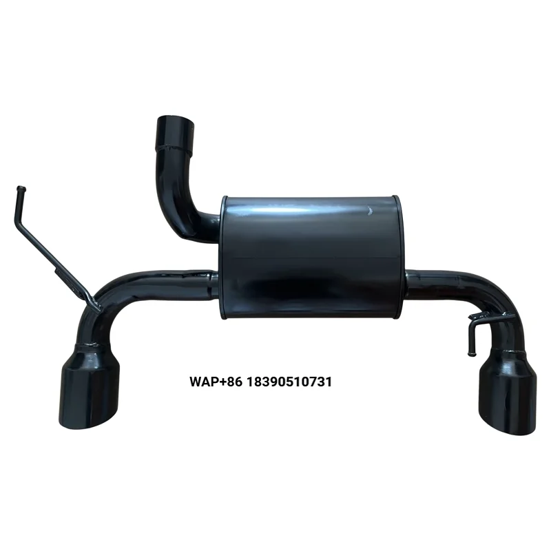 

Professional Manufacture Automotive Parts New Dual Exhaust Rear Muffler for Cars Steel Exhaust System