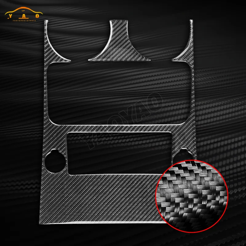 

Carbon Fiber For Hummer H2 2003-2007 Rear Air Conditioning AC Outlet Panel Trim Cover Interior Decorative Accessories Sticker