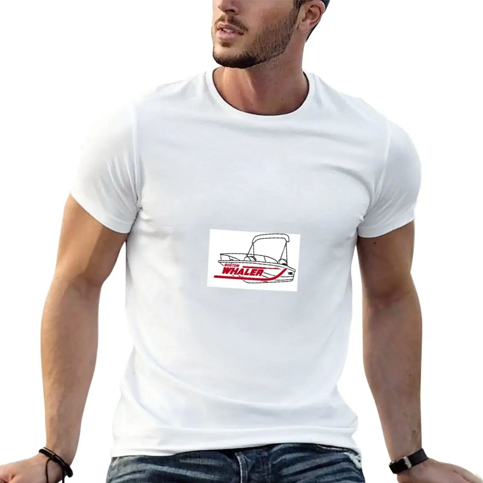 New Boston Whaler 13 Super Sport T-Shirt shirts graphic tees plus size t shirts sweat shirts kawaii clothes Men's cotton t-shirt