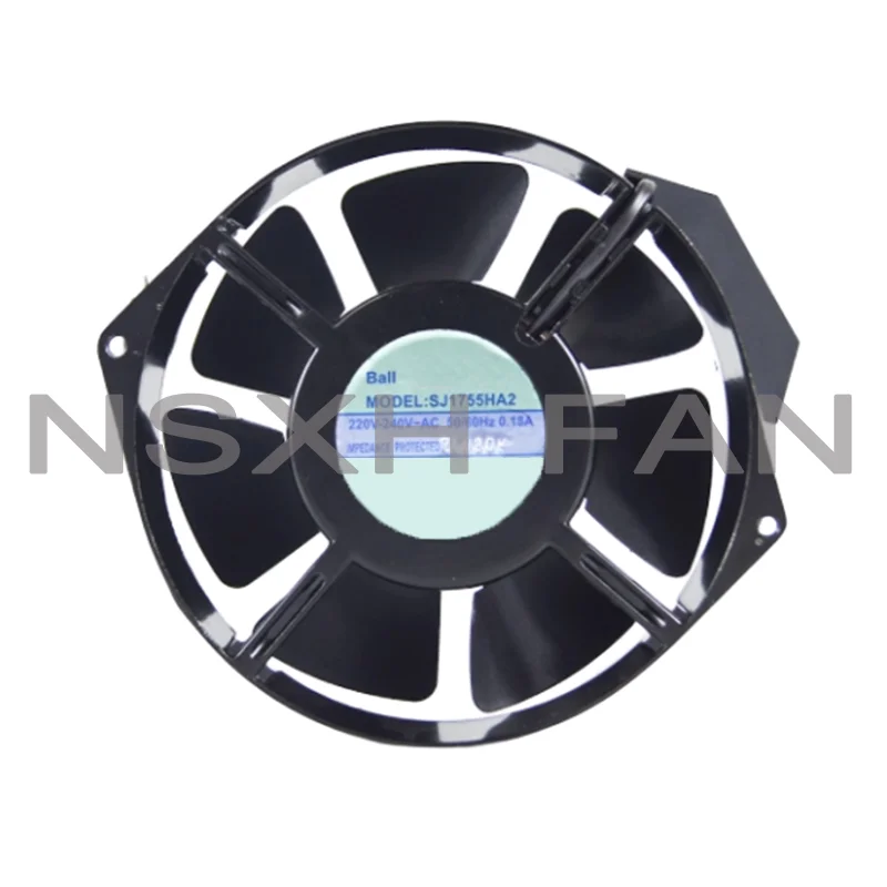 

NEW SJ1755HA1 Axial 110V 0.27A 172*150*55 Metal Fan Leaf Cooling Fan