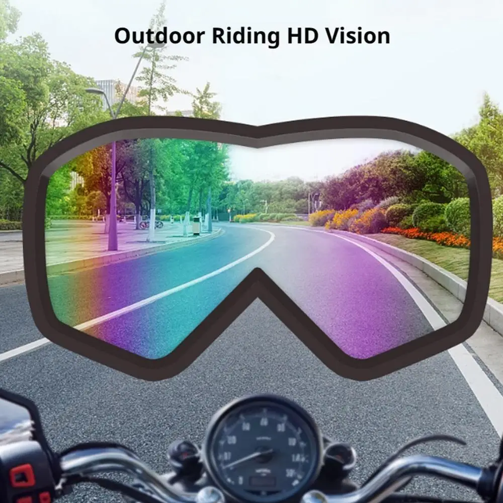 Sport de plein air coupe-vent masque lunettes HD moto lunettes Snowboard lunettes équitation Motocross été Protection UV lunettes de soleil