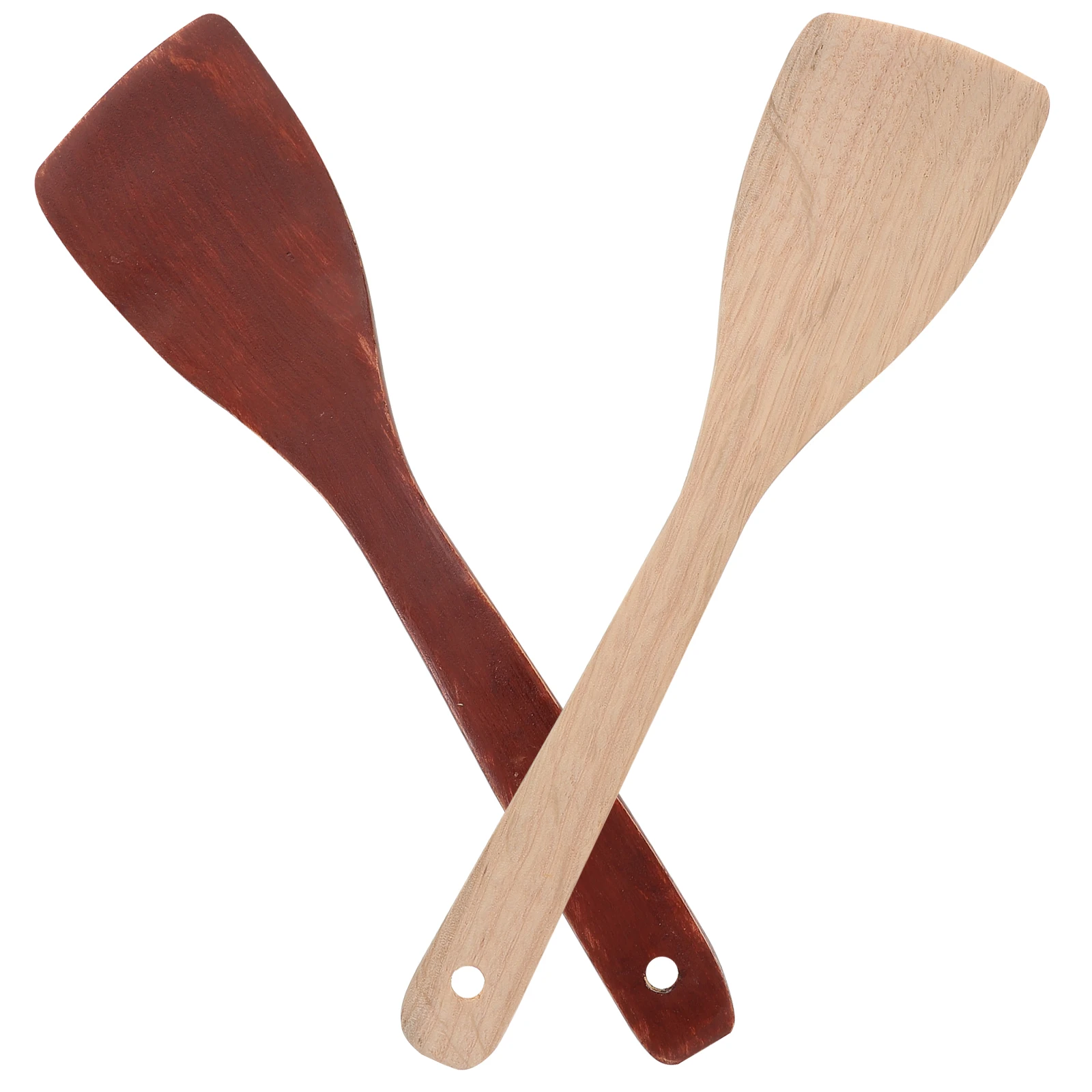 

2pcs Wooden Spatula Spoon NonStick Shovel Kitchenware Flap Spade Cooking Bamboo EcoFriendly utensil catering