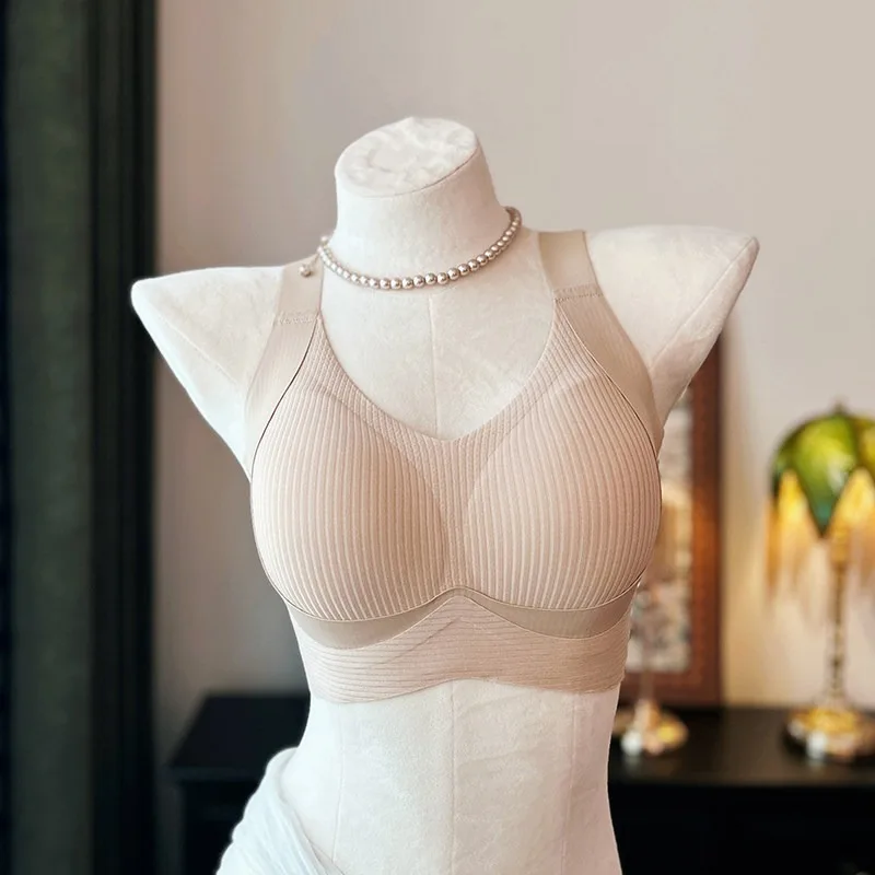 Hot Double Pull Plus Size Bra , Seamless Wireless No Steel Ring, Anti Sag Support Minimizer,Large Bust Full Coverage Comfort Bra