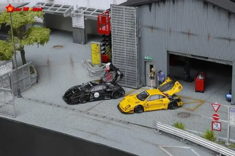 

Star Model 1:64 F40 Black / Yellow Diecast Model Car