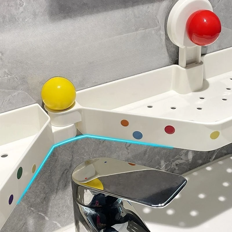 Non Perforated Bathroom Suction Cup Corner Rack Multifunctional Household Shampoo Wall Mounted Storage and Organizing Rack