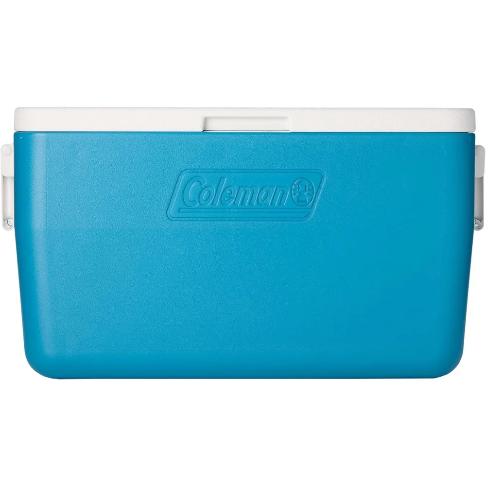 مبرد محمول معزول بقدرة 48 لترًا مع الاحتفاظ بالثلج، ومقابض شديدة التحمل للتخييم والخلف والحفلات والمناسبات الخارجية