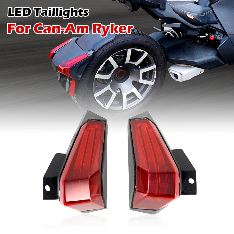 Luzes LED vermelhas da cauda para Can-Am, Ryker 600, 900, Rally 2019-2023