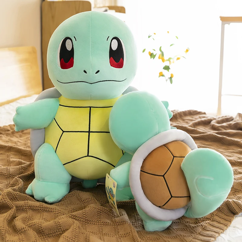 Pokemon Big Size pluszowa lalka Pokemon Squirtle duża wypchana zabawka poduszka noworoczny prezent dla dzieci