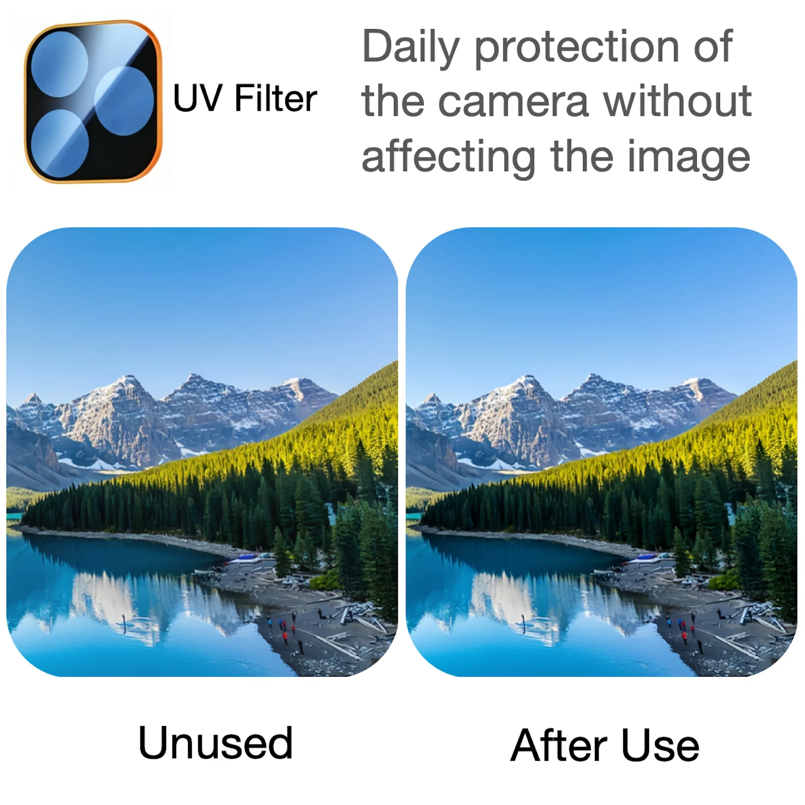 For iPhone 17 Pro Max /17 Pro 18 4in1 Mobile camera protective film ND UV CPL Black Pro-Mist Filter Professional effect view 3