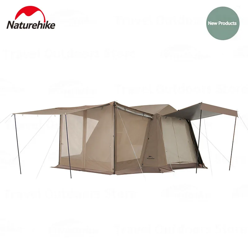 

Naturehike Village 6.0 Automatic Tent Upgrade Camping Quick Open Tent Portable Outdoor Waterproof Tent One Room Two Living Room
