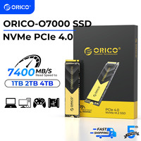 ORICO NVMe SSD PCIe 4.0 Up to 7000MB/s M.2 SSD 2280 PCIe 4.0X4 Internal Solid State Drive SSD for Gamers and Creators O7000