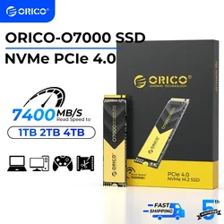 ORICO PCIe4.0 M.2 NVMe SSD PS5 Gaming 7000MB/S Unità a stato solido interna Chiave M 2280 SSD per creatori di contenuti 1TB/2TB/4TB O7000