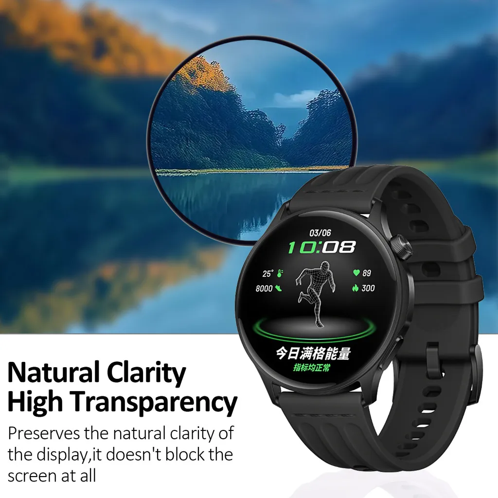 Screen Protector Film for OPPO Watch S X/X2 Anti-scratch Film Full Coverage Films Smartwatch Accessories HD Clear Watch Pellicle
