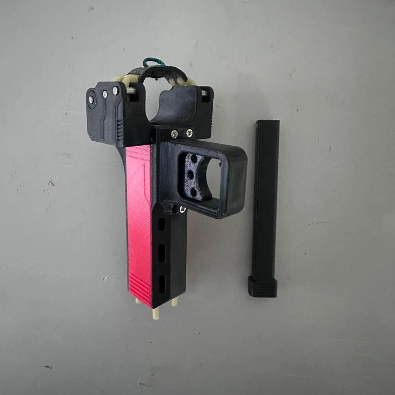 1PC Creative 3D Printing Outdoor Portable EDC Creative Automatic Loading Rapid Fire Slingshot Tool