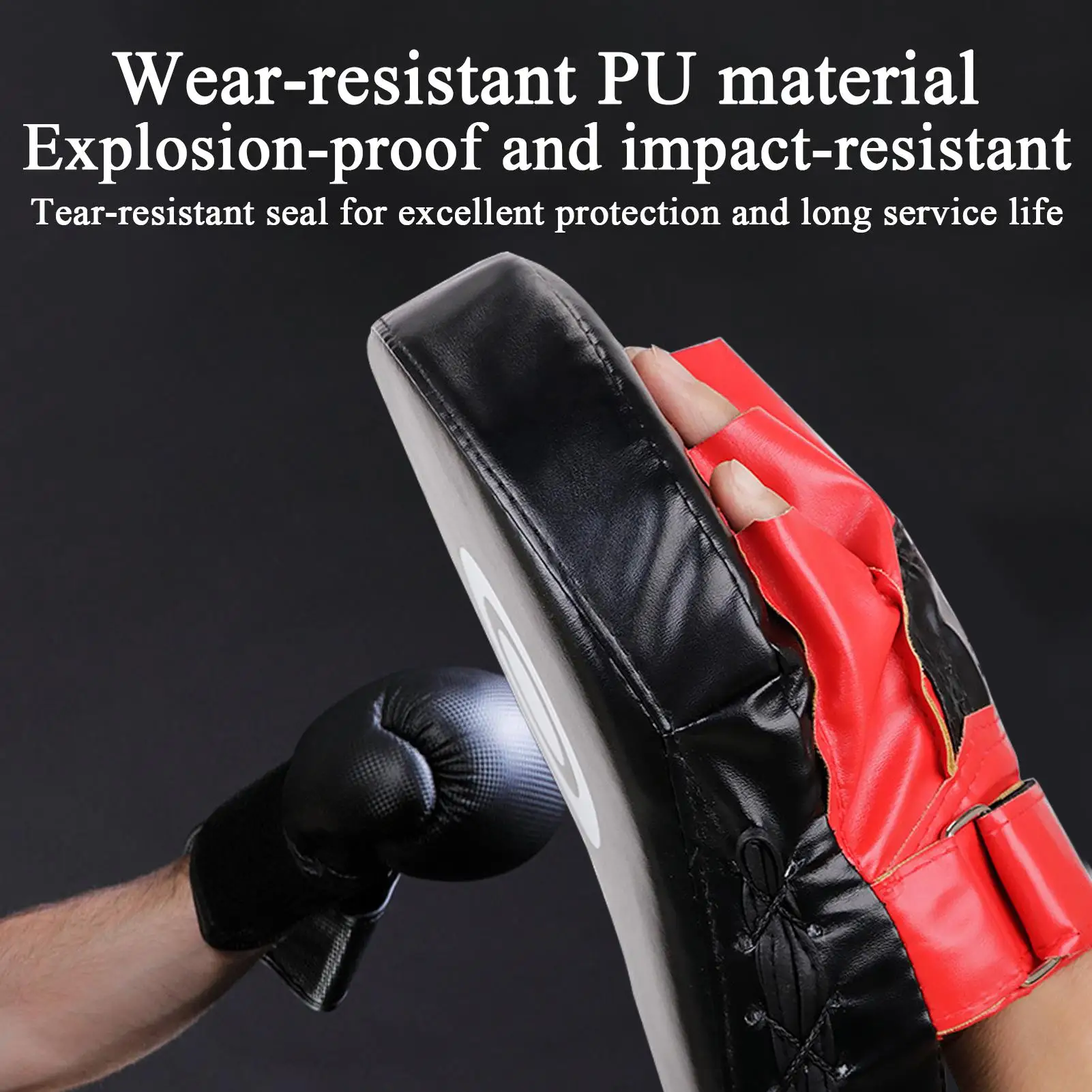 

Изогнутые боксерские подушечки для кикбоксинга, перчатки из искусственной кожи ММА Focus для тайского бокса, тренировок, домашних тренировок, мужчин и женщин