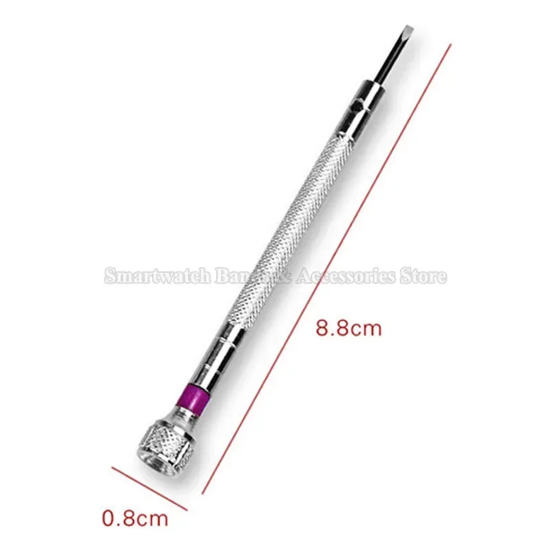 13 قطعة أدوات إصلاح الساعات مفك مجموعة 0.6 مللي متر-2.0 مللي متر شقة رئيس طقم مفك الساعات المهنية لأدوات إصلاح الساعات
