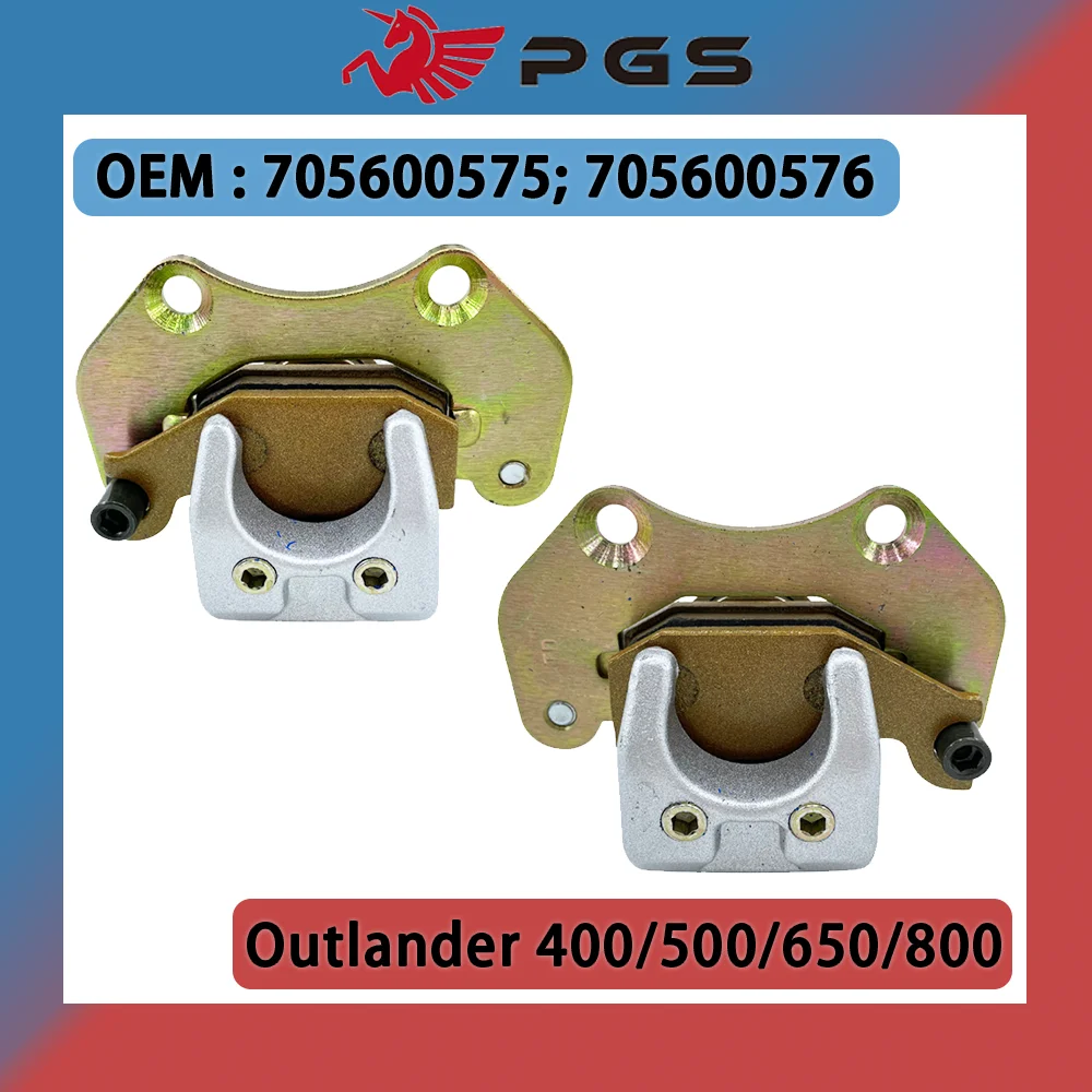 

705600576 Передний левый и правый тормозной суппорт для Can Am Outlander 330 400 500 650 850 650EFI Max 800R 705600576 705600575 с колодкой