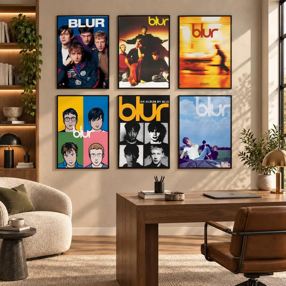 Band B-Blur The Ballad of Darren Poster Self-adhesive Art Waterproof Paper Sticker Coffee House Bar Room Wall Decor
