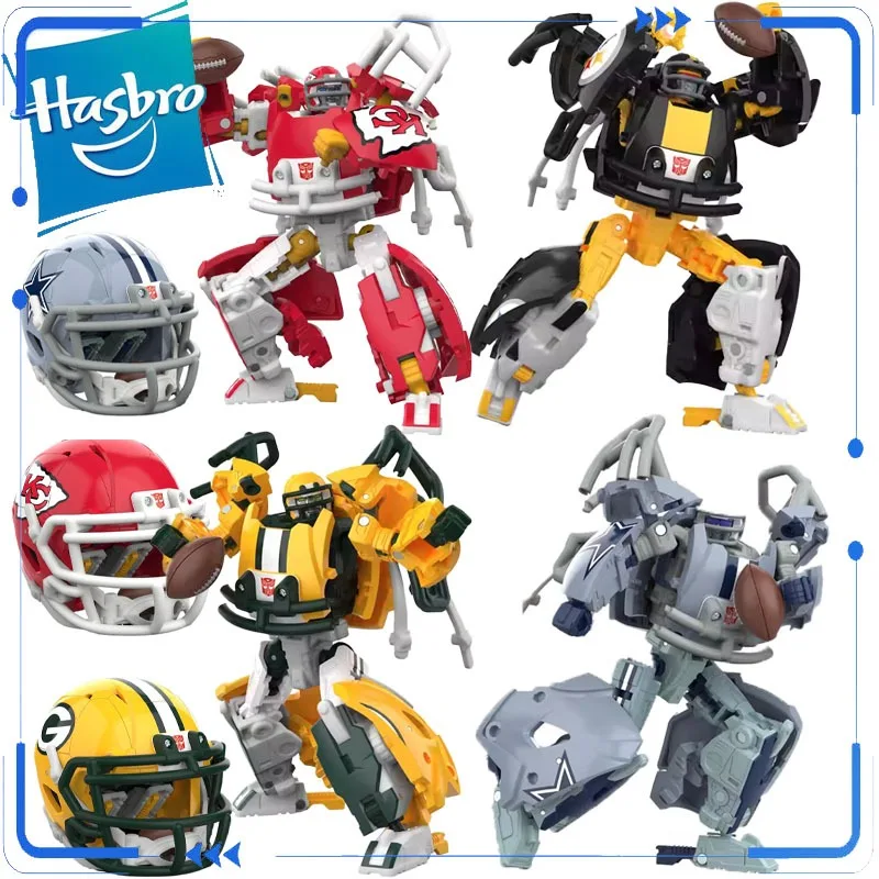 

Genuine Hasbro Transformers × NFL Green Bay Packers Tundra Dallas Cowboys Lightning Action Figure for Boys Girls Gift Model