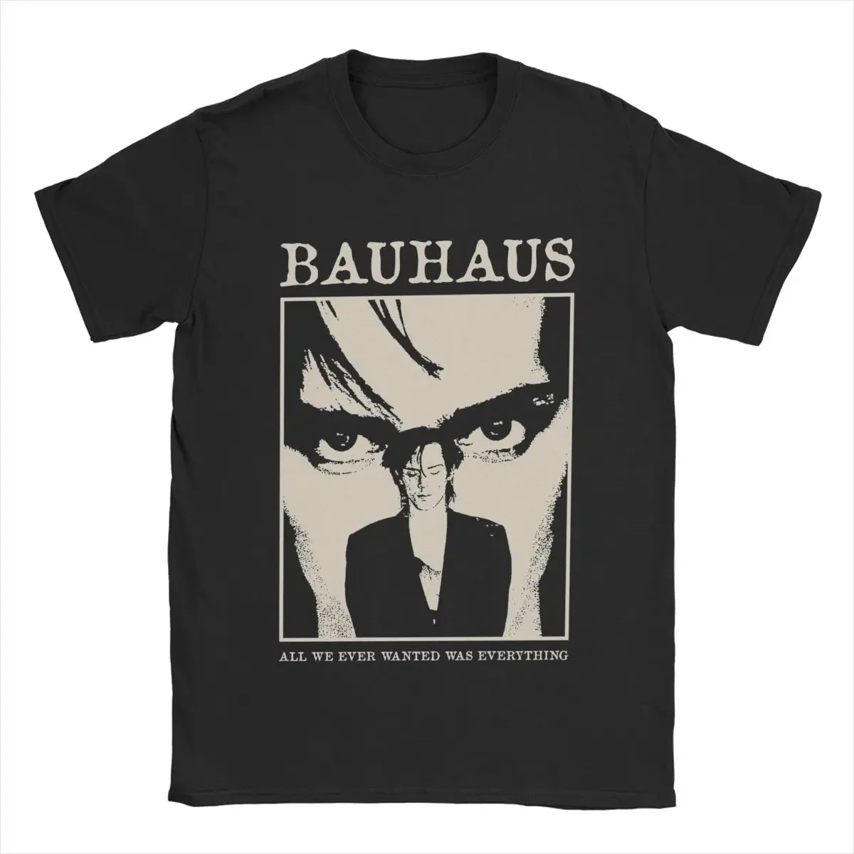 Bauhaus Men's T Shirts Vintage Tees Short Sleeve Crewneck T-Shirt Cotton Birthday Present Clothing