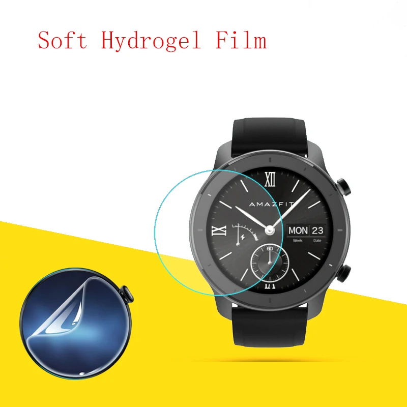 투명 HD 보호대 보호 가드 스마트 워치, 부드러운 하이드로겔 필름, Amazfit D32MM AMAZFIT GTR 42MM 10PCs