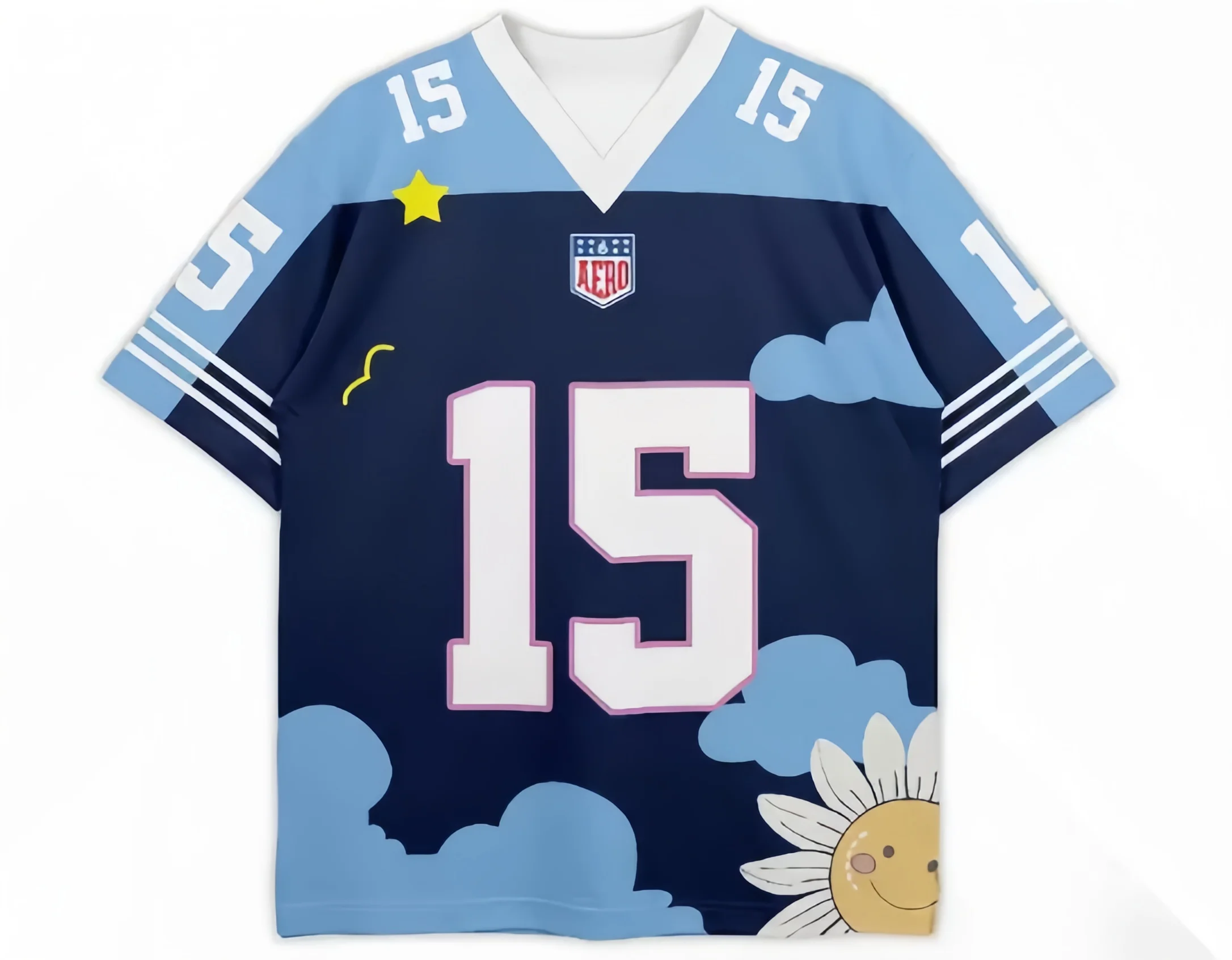 American Digital 3D-gedrucktes Sport-T-Shirt für Damen und Herren, lockeres, lässiges, atmungsaktives, schnell trocknendes Kurzarmshirt mit V-Ausschnitt