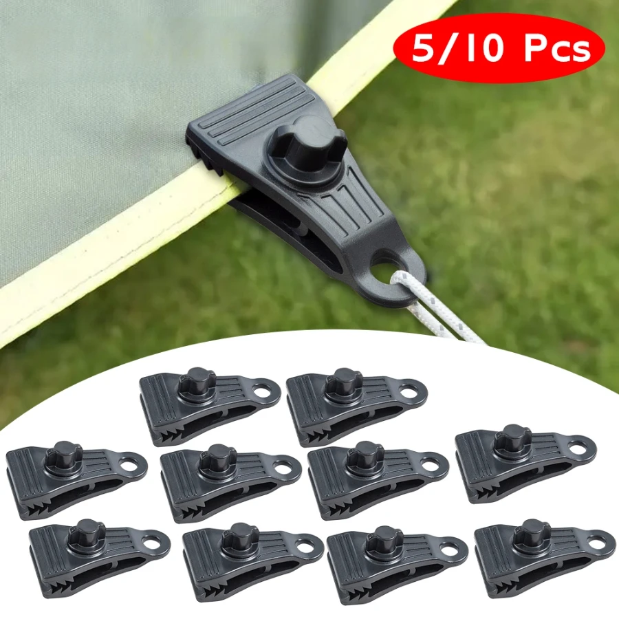 

Outdoor Tarp Clips Heavy Duty Lock Grip Clamps Pool Cover Tent Fasteners Holder Windproof for Canopy Awnings Outdoor Camping