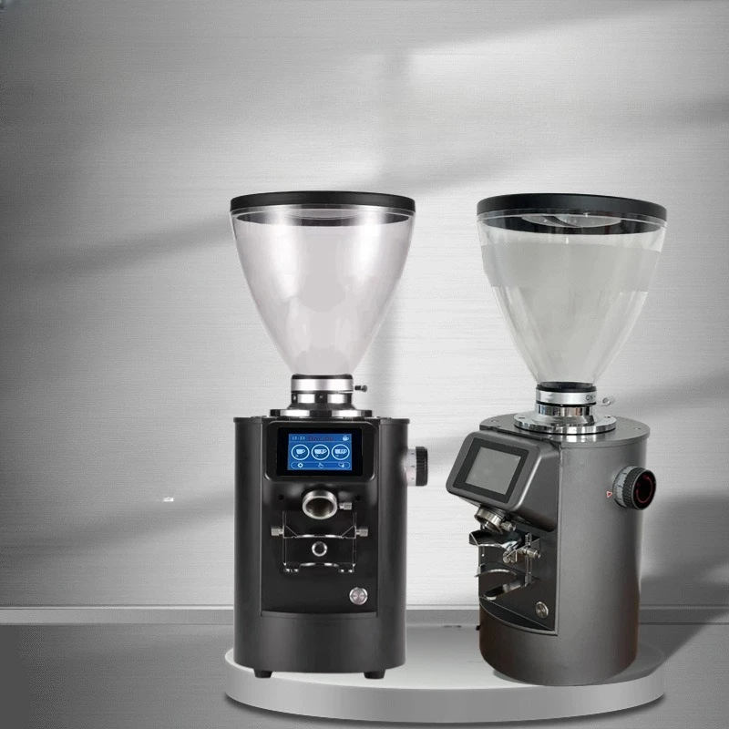 

Italian bean grinder coffee quantitative timing electric flat knife 83MM hand punch commercial household factory