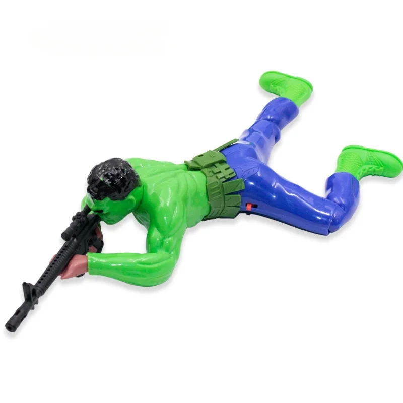 Spider-Man Jedi Crawling Soldier Electric Bald Warrior Selection Crawling Crawling Soldier Shooting Gun