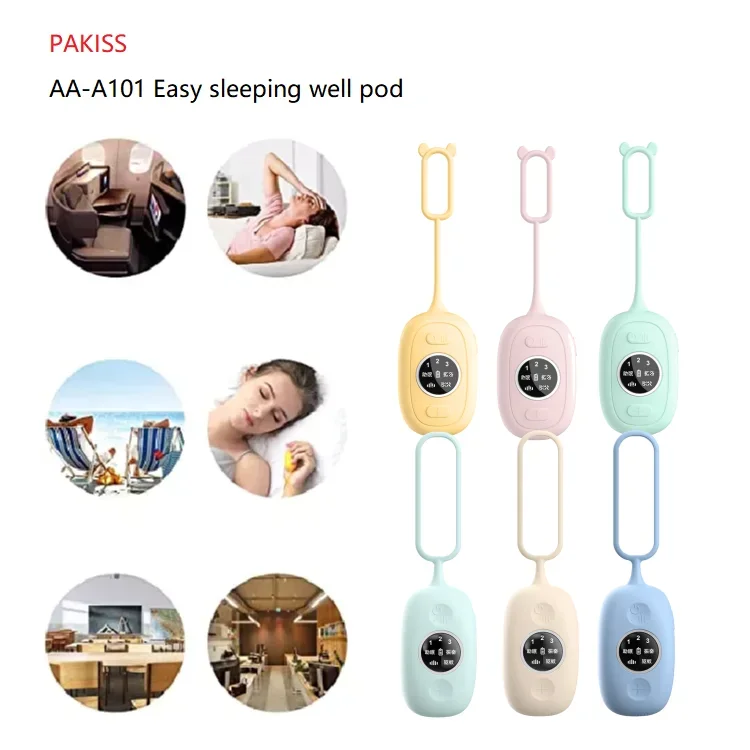 PAKISS womens gifts for christmas Portable microcurrent sound sleep aid machine insomnia therapy device holding sleep aid device