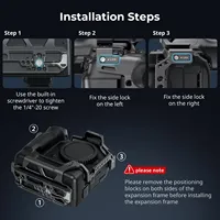 SmallRig 5092 Cage for Canon EOS R5 Mark II Cooling Fan CF-R20EP for DJI RS 2/ RSC 2/ RS 3/ RS3 Pro/ RS 4/ RS4 Pro Stabilizers