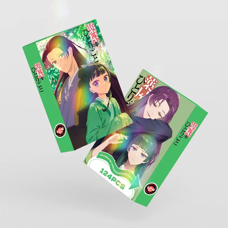 124PCS New Japanese Animation The Apothecary Diaries Sticker Photo Card LOMO Card Fan Collection Toy Gift view 5
