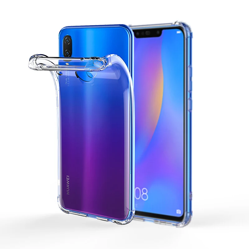 Clear TPU Silicon Case For Huawei Nova 3 3i 4 P Smart 2019 P20 P30 Pro P10 P9 P8 lite Honor V20 8X 8C 9 10 lite 7X 6X Soft Case