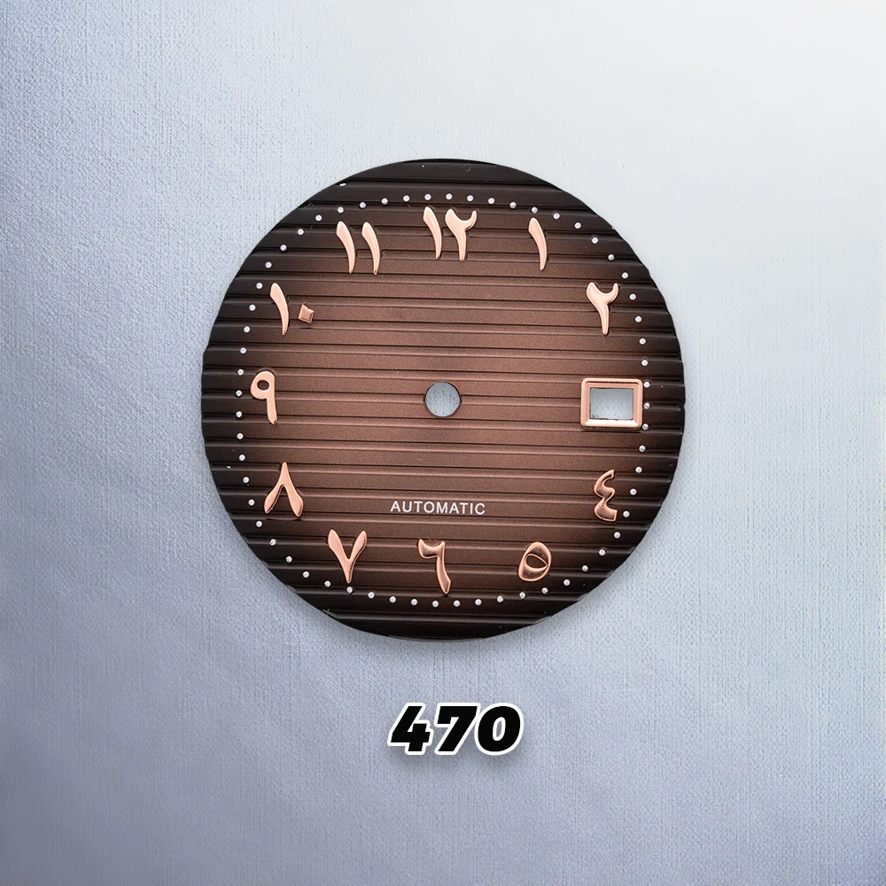 30.5 مللي متر S شعار N-autilus العربية الهاتفي الأخضر Noctilucent صالح NH35 NH36 حركة ساعة عالية الجودة تعديل الملحقات