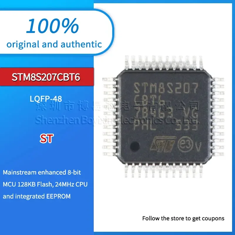 

Original genuine STM8S207CBT6 LQFP-48