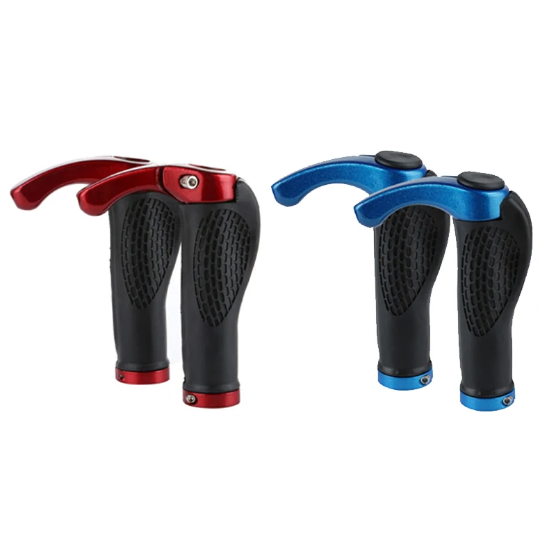 Mountain Bicycle Bike Cycling Lock-On Handlebar Hand Bar End Grips Set