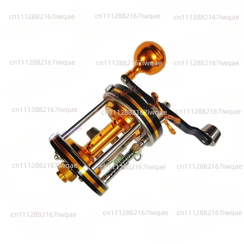 Small Visual Anchor Fish Wheel MY7000 All-metal Drum Anchor Fish Special Wheel Super Smooth Anti-fried Line Black Gold Version