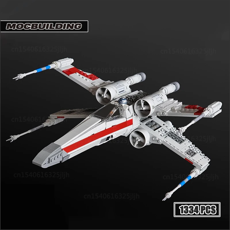 UCS Star Movie MOC Building Block Wing Fighter T-65 Technology Bricks DIY Assembly Model Toys Xmas Gifts