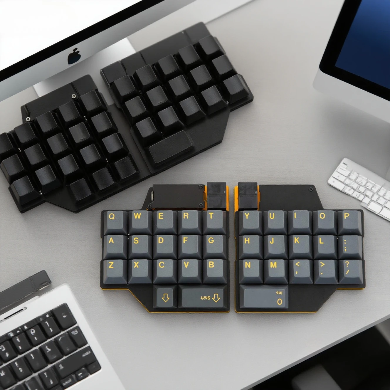 

Разделенная клавиатура REVIUNG 34 Mk-II, 34 клавиши, ортонарный сетевой кабель с горячей заменой для подключения игровой клавиатуры, левая и правая мини-клавиатуры