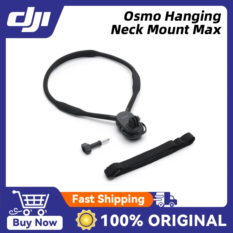Подвесное крепление для шеи DJI Osmo. Максимальный ремешок представляет комфорт, свободное формирование и устойчивая съемка FPV для DJI Osmo 360.