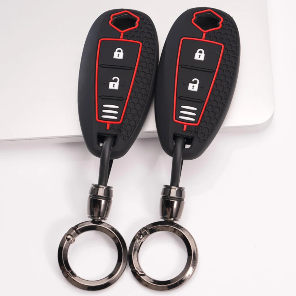 Smart Key Shell With Chain For Suzuki Swift Vitara SX4 Baleno Ciaz Ertiga Ignis Kizashi S-cross Alivio Smooth Finish Perfect Fit