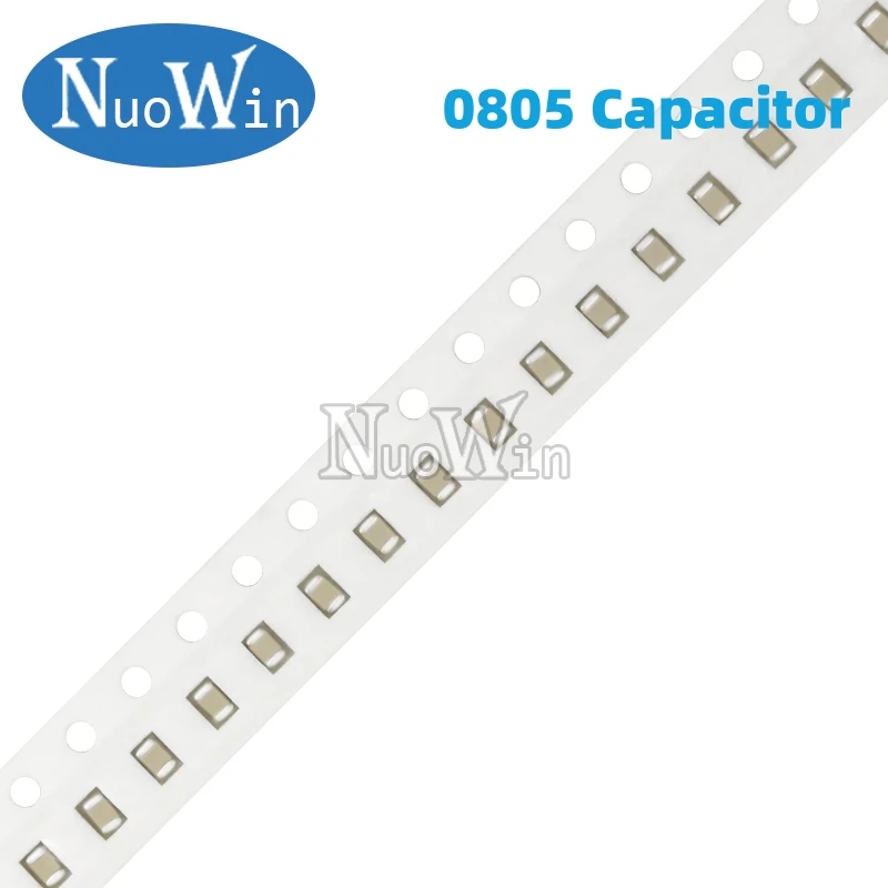 Imagem -02 - Capacitor Cerâmico Multicamadas Microplaqueta de Smd 0805 0.5pf47uf 10pf 22pf 100pf 1nf 10nf 10nf 10nf 100nf 01 uf 1uf 22 uf 47 uf 10uf 22uf Carretel