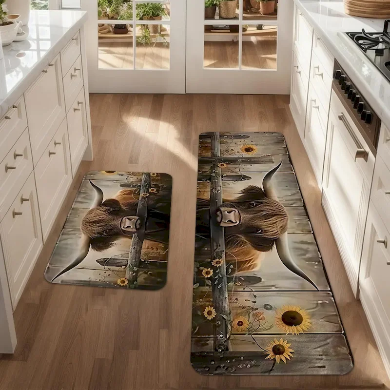 Anti Fatigue Mat - Conjunto de Tapetes de Cozinha VIKAMA