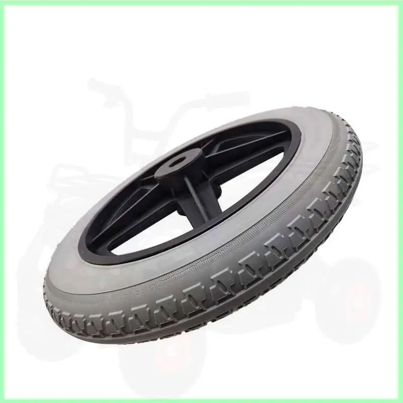 High Quality 14x1.75 Solid Tire with Hub for 14 Inch Wheelchair Rear Medical Accessories