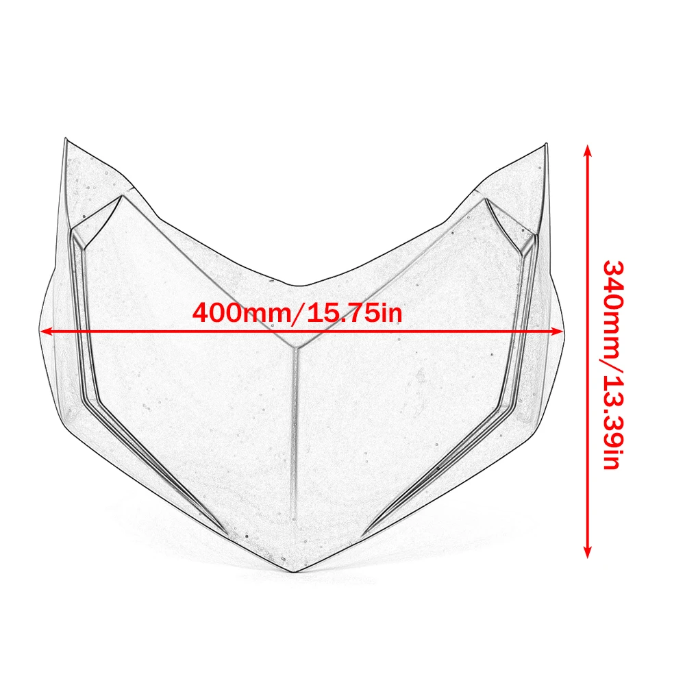 Motorcycle Front Headlight Headlamp Upper Cover For Yamaha XMAX300 X-MAX 300 2023 XMAX 300 2024 Front Headlight Fairing Cover
