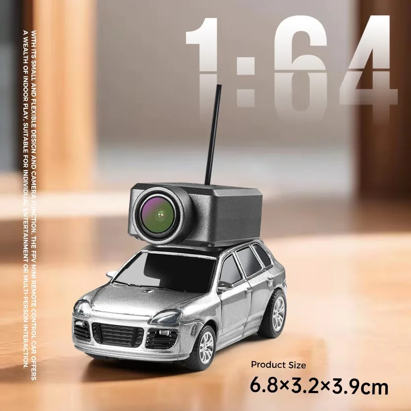1:64 Mini Remote Control Car FPV Remote Control Camera Car APP Control Desktop Drift Toy Car